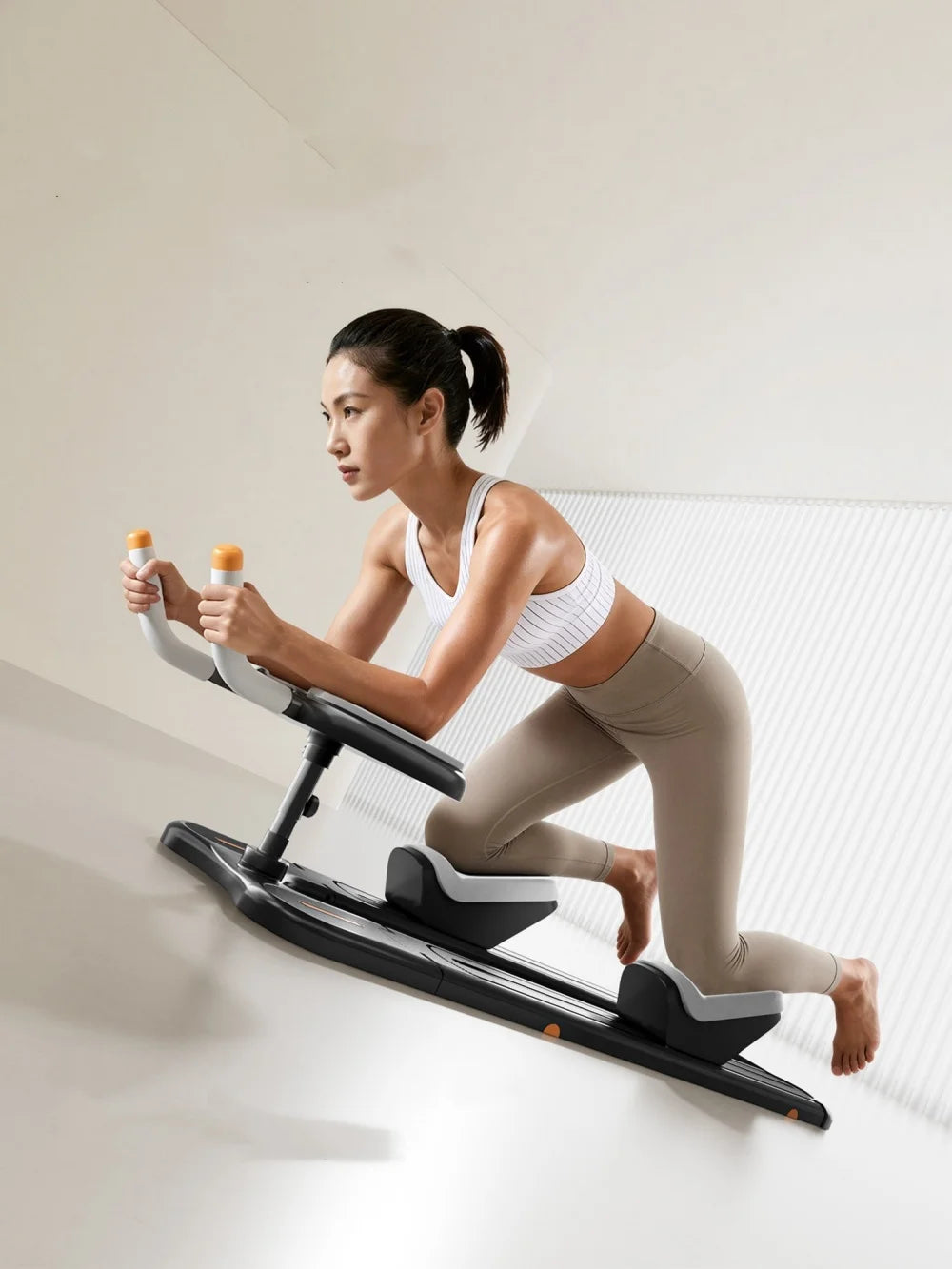 Foldable Pilates Reformer - Home Gym Core Strength Machine