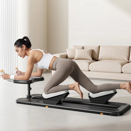 Foldable Pilates Reformer - Home Gym Core Strength Machine